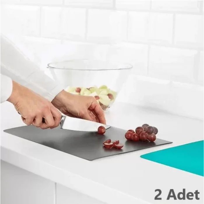 Bükülebilir Kaymaz Esnek Kesme Tahtası 2 Adet