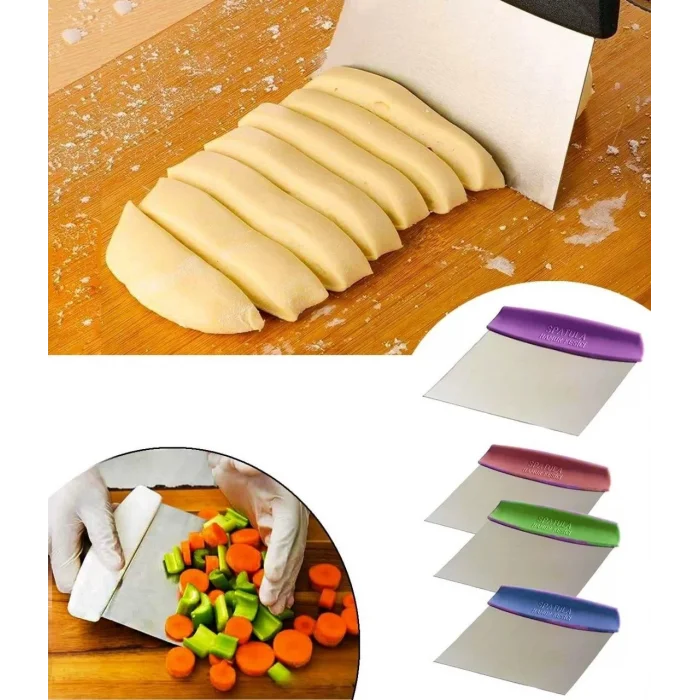 Çelik Spatula Hamur Kesici