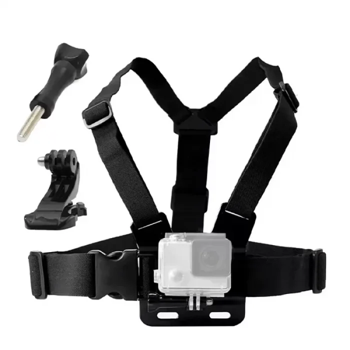 Cep Telefonu Ve Aksiyon Kamerası Uyumlu Vlog Video Çekim Göğüs Kemeri