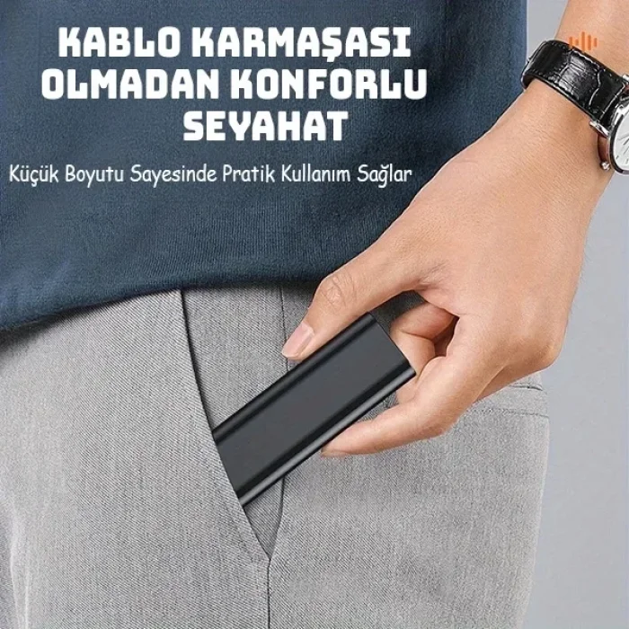 Cep Tipi 60w Bas Aç Type-c İphone Micro Usb Hızlı Şarj Kablo Seti