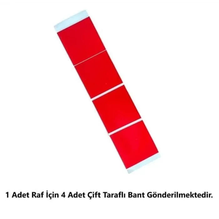 Çok Amaçlı Plastik İskandinav Raf Gri