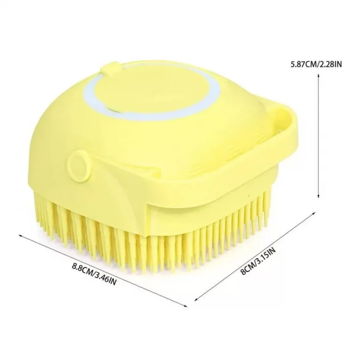 Çok Amaçlı Şampuan Hazneli Fırça Kese