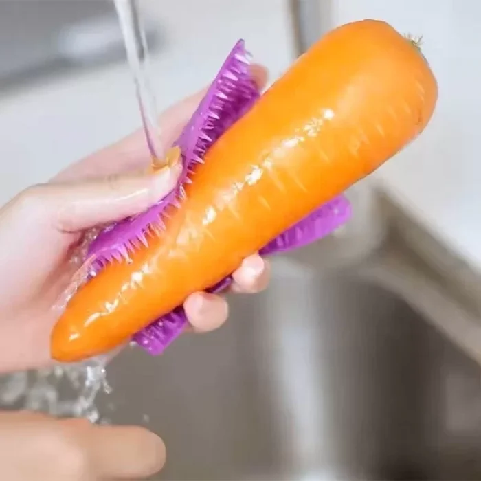 Çok Amaçlı Sebze Ve Meyve Temizleme Patates Soyma Fırçası