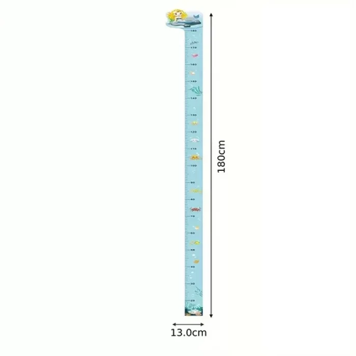 Deniz Kızı Çocuk Odası Boy Ölçer Sticker 180 Cm