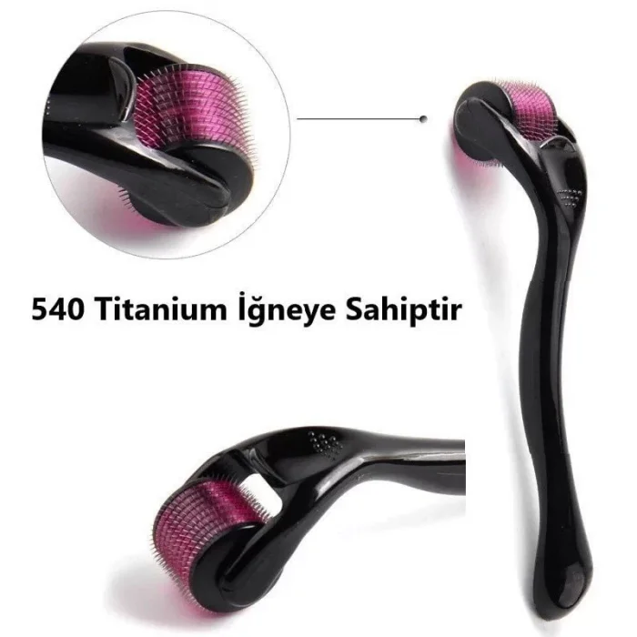 Dermaroller Titanium Uçlu 540 İğneli 1 Mm