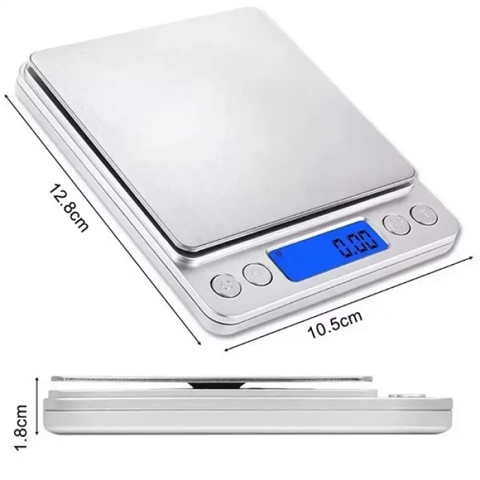 Dijital Hassas Mutfak Kuyumcu Terazisi 2000 Gr