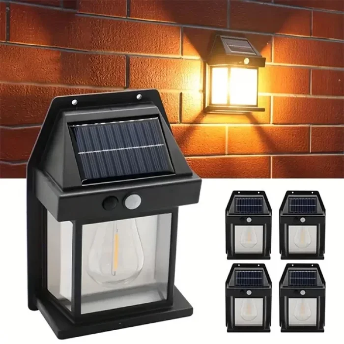 Dış Mekan Güneş Enerjili Ampül Bahçe Lambası Solar Lamba