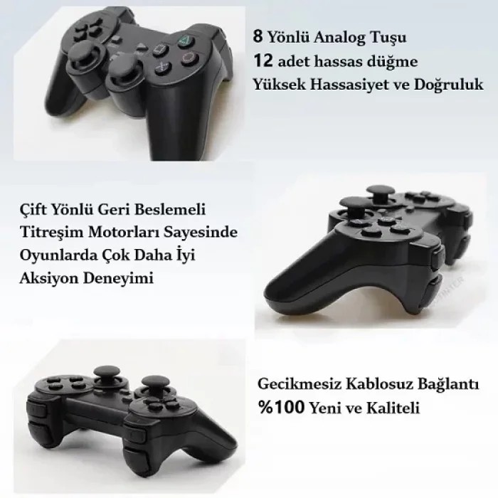 Doubleshock Ps3 Uyumlu Kablosuz Analog Oyun Kolu