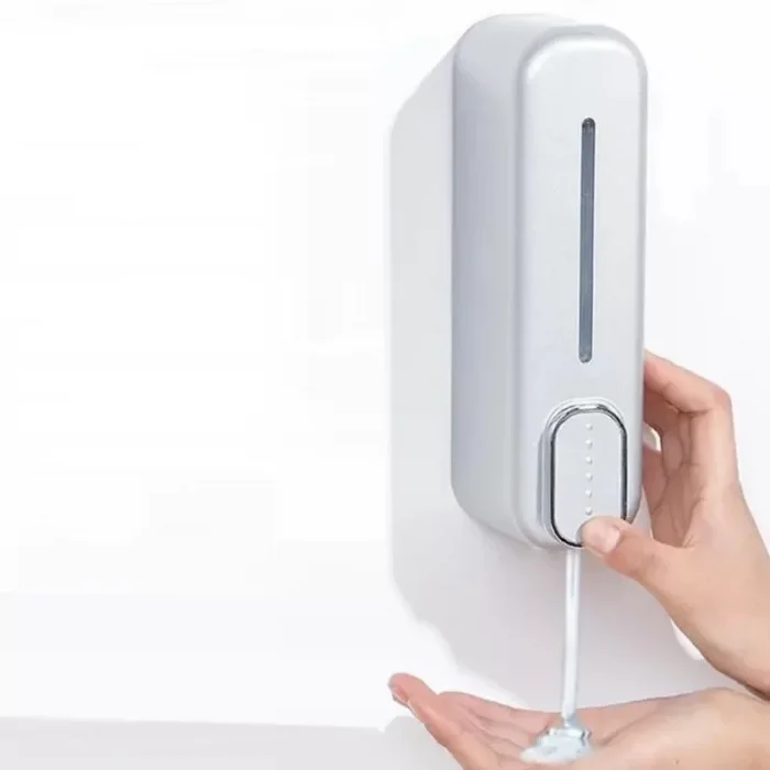 Duvara Monte Edilen Sıvı Sabunluk 390 Ml Beyaz