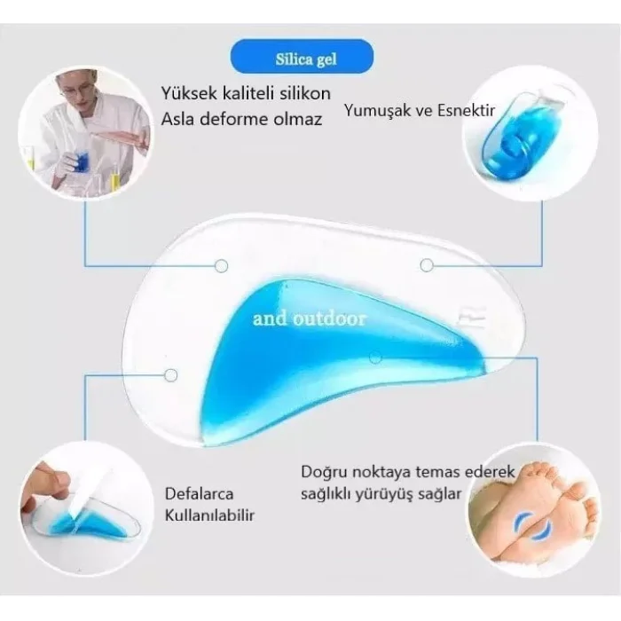 Düz Taban Ağrı Giderici Tabanlık