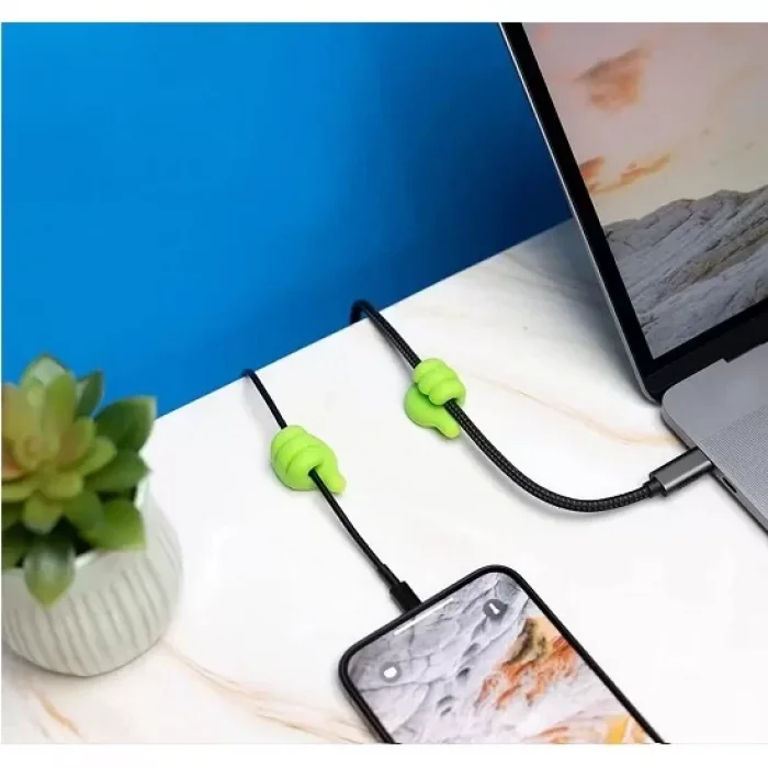 El Şeklinde Kauçuk Kablo Tutucu 10 Adet