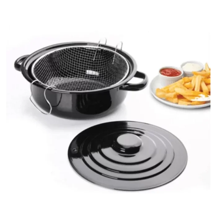 Emaye Fritöz Kızartma Tenceresi