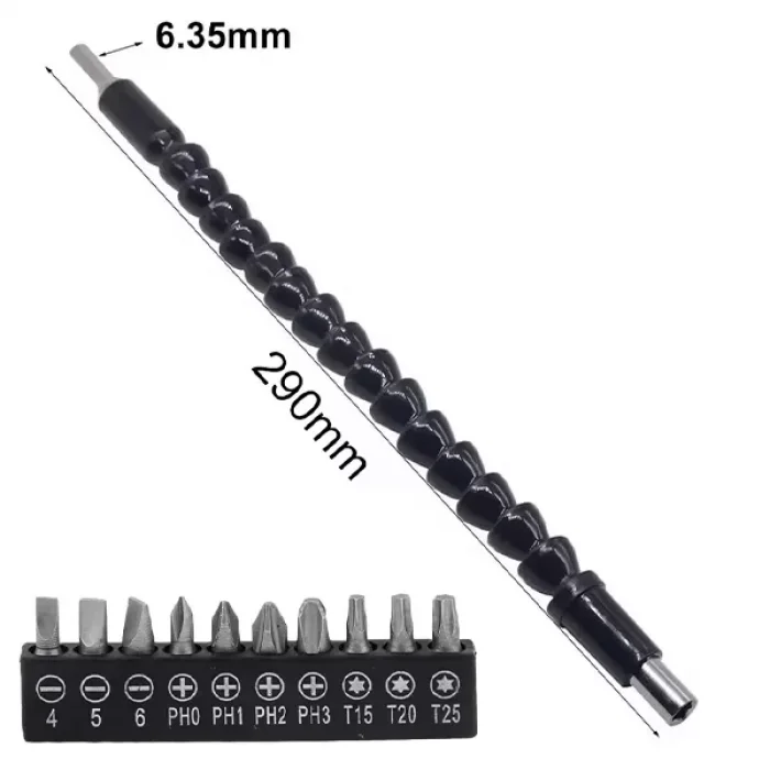 Esnek Bükülebilir Matkap Ucu Ve Vidalama Uçları