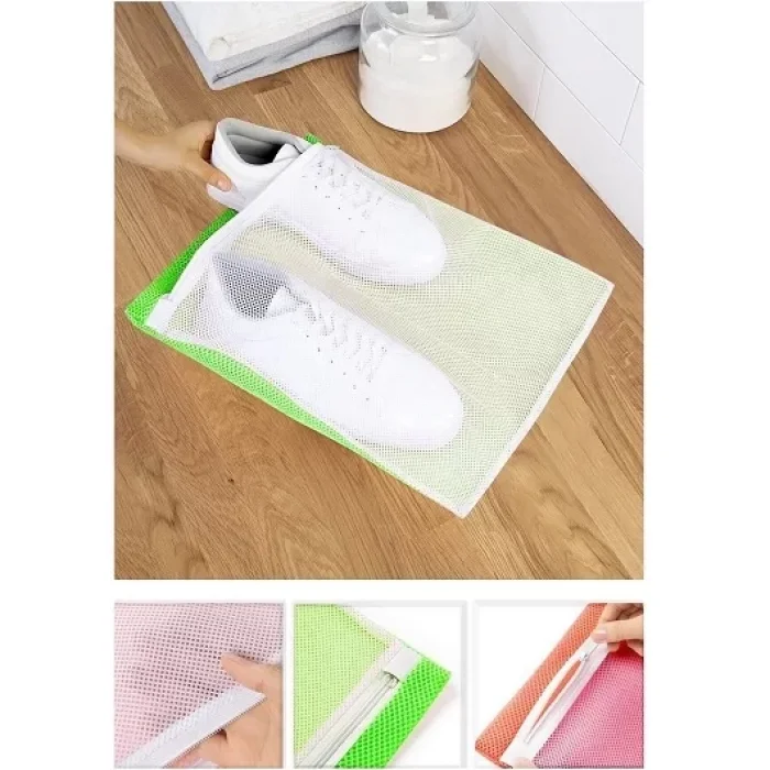 Fermuarlı Ayakkabı Yıkama Filesi