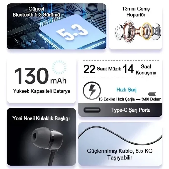 Fineblue Pg920 Bluetooth Kulaklık Makaralı