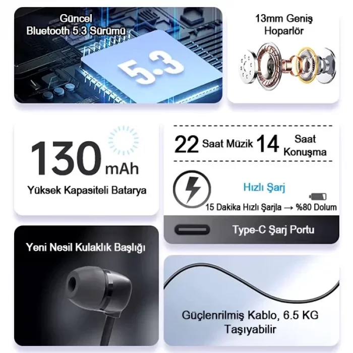 Fineblue Pg920 Bluetooth Kulaklık Makaralı