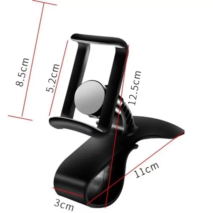 Gösterge Üstü Yatay Dikey 360 Araç Telefon Tutucu