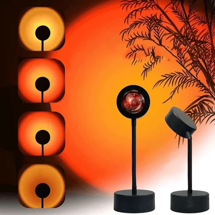 Gün Batımı Projektör Lambası Dekoratif Işık