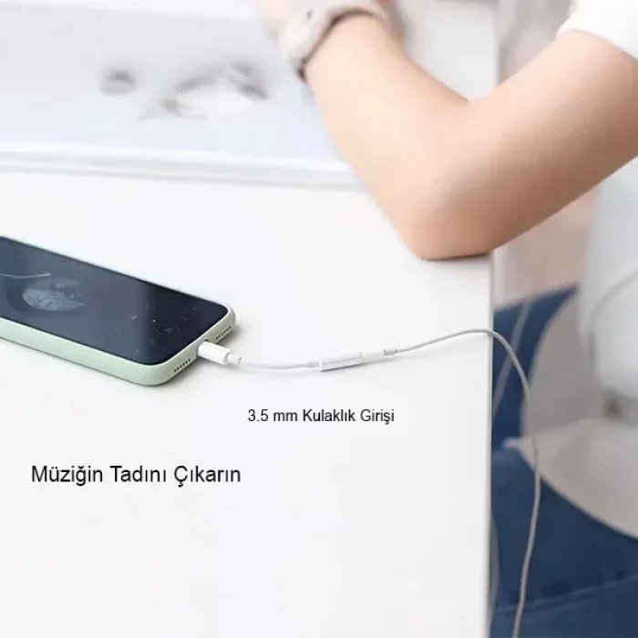 Iphone Aux Kablo Lightning Aux Dönüştürücü