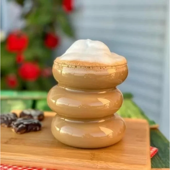 Isıya Dayanıklı Borosilikat Üç Halkalı Bardak