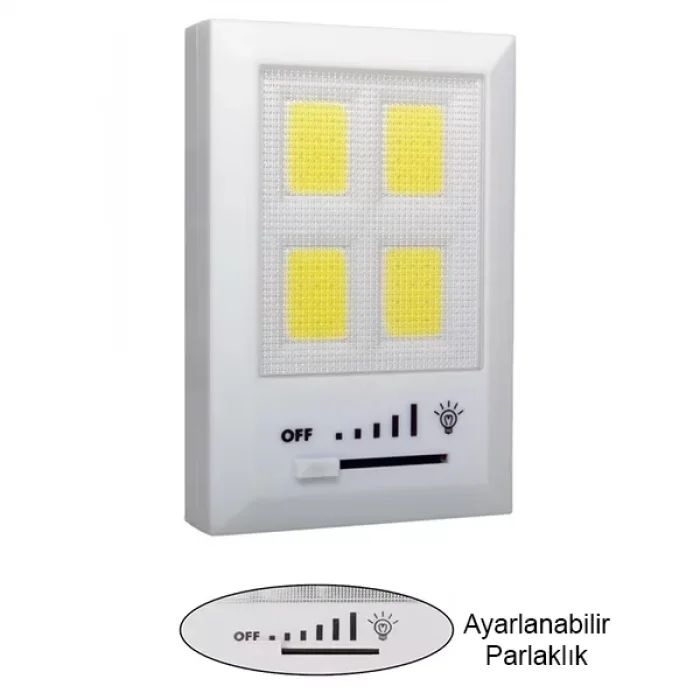 Kablosuz Güç Ayarlı Led Duvar Lambası