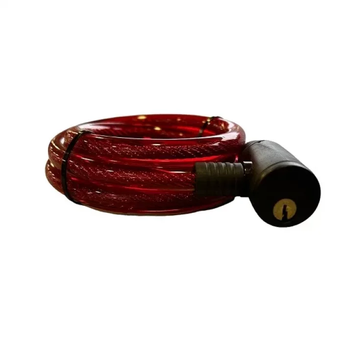 Kalın Uzun Bisiklet Kilidi Anahtarlı 12mm X 150cm