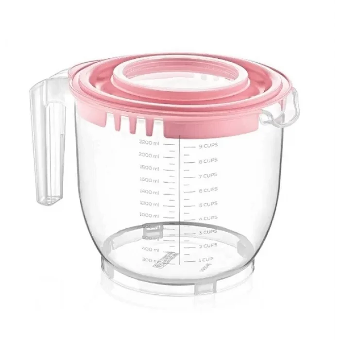 Kapaklı Mikser Kabı 2500 Ml