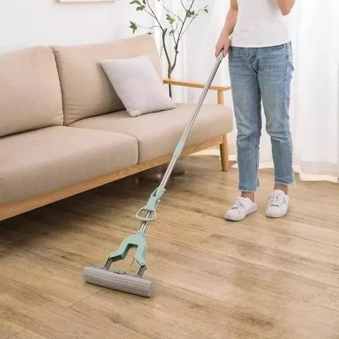 Kelebek Paspas Sıkmalı Mop Ve 2 Yedek Süngerli