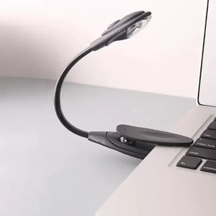 Kıskaçlı Kitap Okuma Lambası Led Pilli