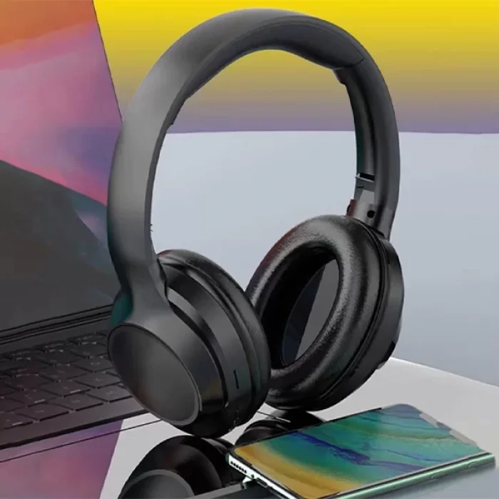 Kulaküstü Bluetooth Kulaklık Hn-01 5.3 Siyah