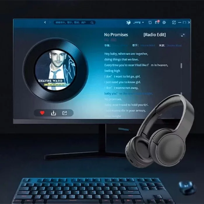 Kulaküstü Bluetooth Kulaklık Hn-01 5.3 Siyah