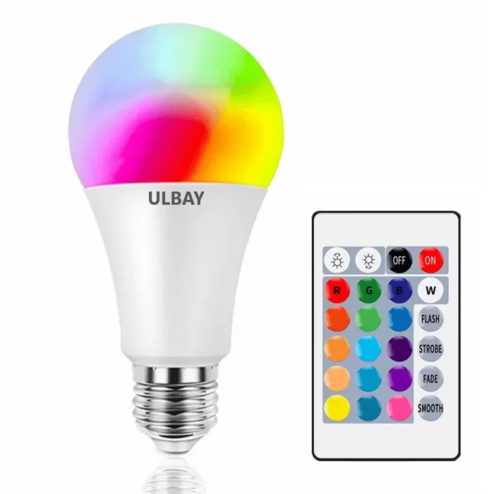 Kumandalı Renk Değiştiren Led Ampül 9w Rgb