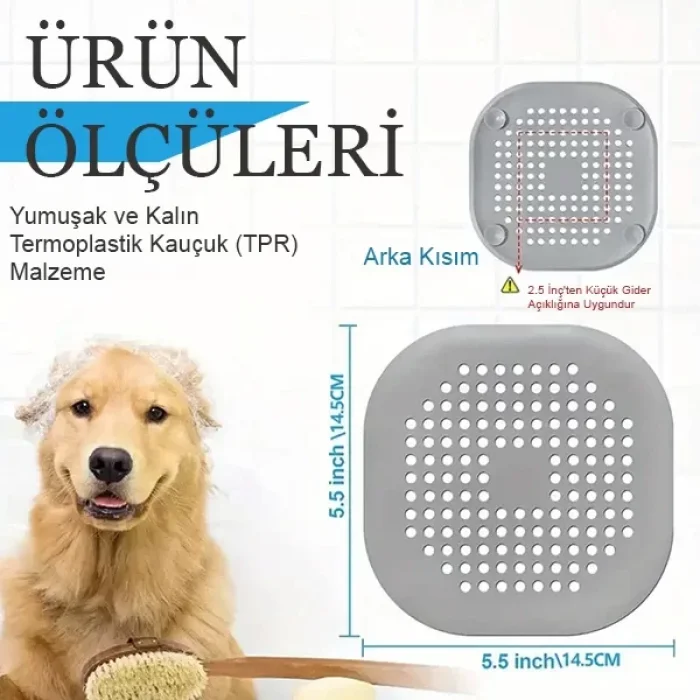 Lavabo Küvet Gider Süzgeci Silikon Mutfak Banyo Süzgeci