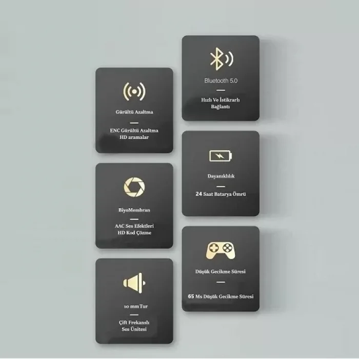 Lenovo Xt89 Tws Bluetooth 5.0 Kulaklık Beyaz