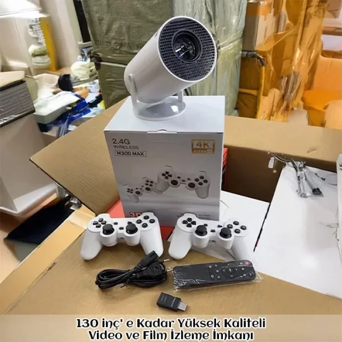 M300 Max Projeksiyon Cihazı Retro Oyun Özellikli