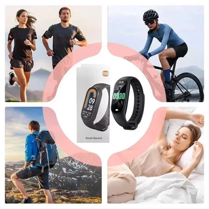 M8 Akıllı Saat Özellikli Bileklik Band Siyah