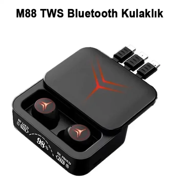 M88 Plus Powerbanklı Bluetooth Kulaklık Hd Ses