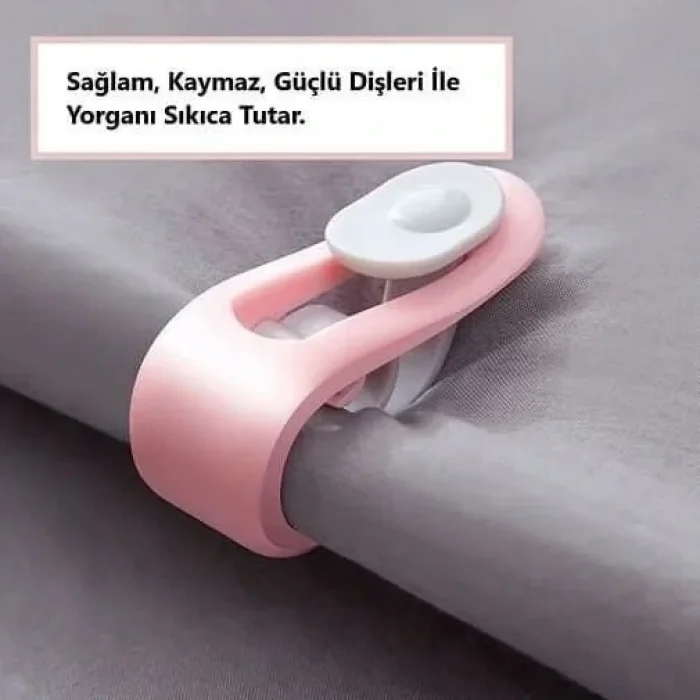 Mandallı Yorgan Sabitleme Klipsi 4 Adet