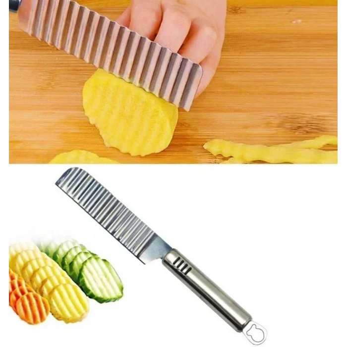 Metal Saplı Patates Dilimleyici