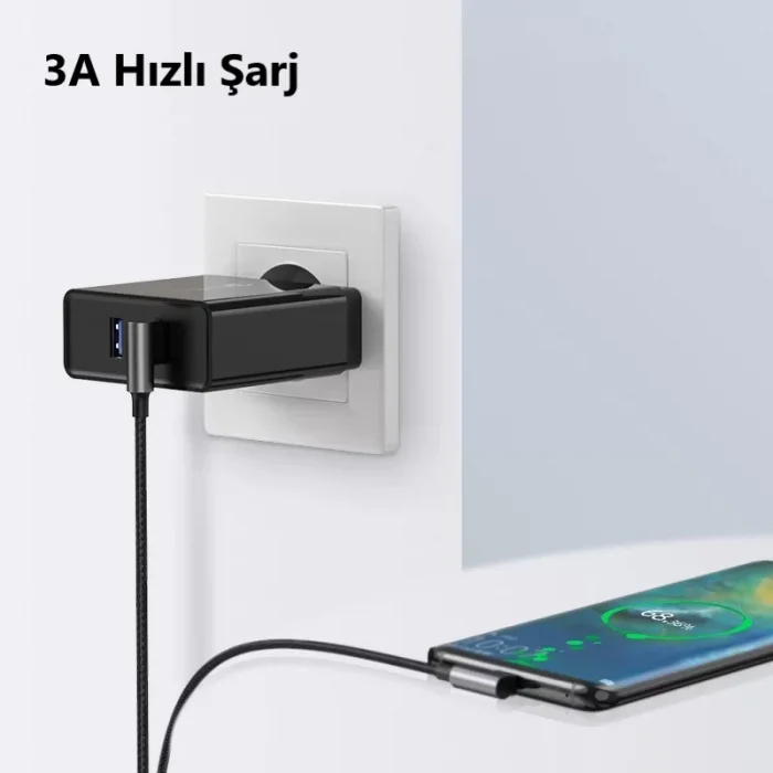 Micro Usb Oyun Ve Data Şarj Kablosu 3a 1.2 M