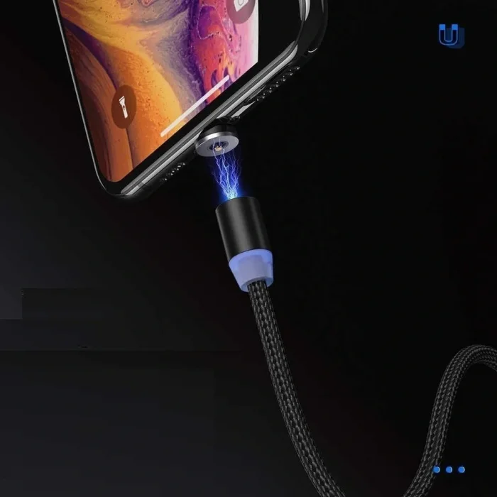 Mıknatıslı İphone Manyetik Usb Data Şarj Kablo