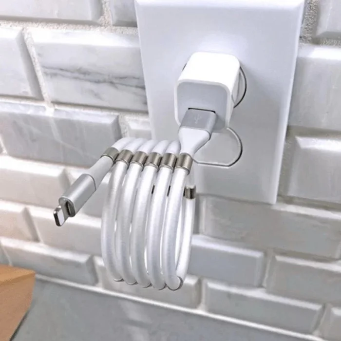 Mıknatıslı Kendini Toplayan Şarj Kablosu İphone