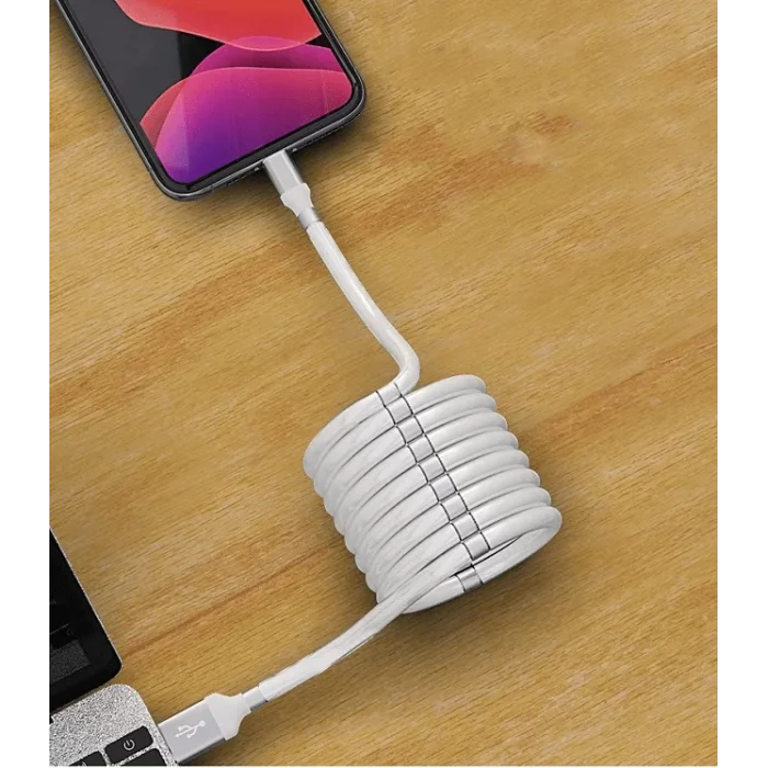 Mıknatıslı Kendini Toplayan Şarj Kablosu Micro Usb