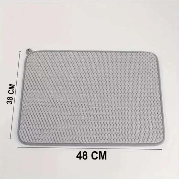 Mikrofiber Bulaşık Kurulama Matı Kurutma Örtüsü