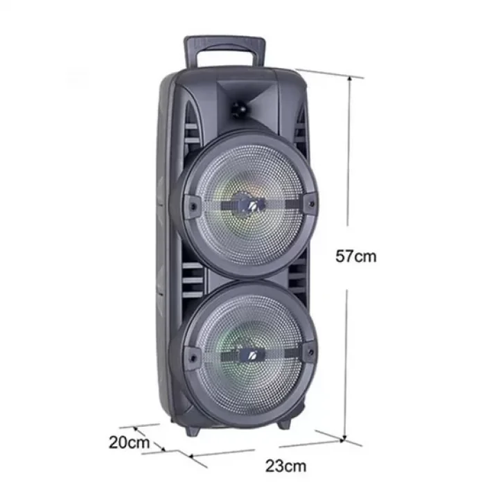 Mikrofonlu Bluetooth Hoparlör 8 Inç Parti Hoparlörü