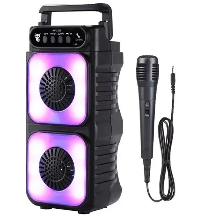 Mikrofonlu Ekstra Bass Fm Sd Bluetooth Hoparlör