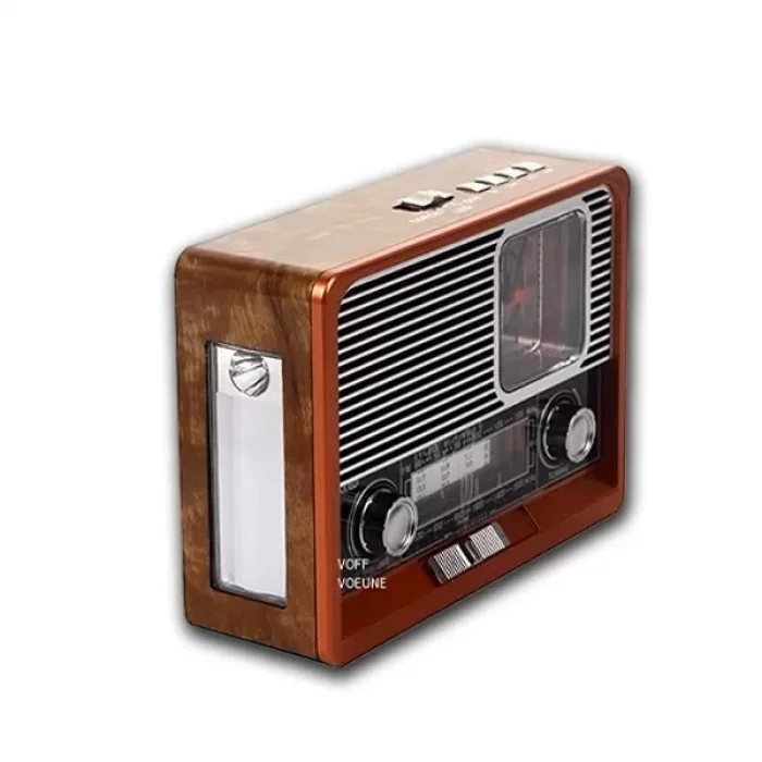 Nostaljik Saatli Fenerli Radyo Usb Sd Bluetooth
