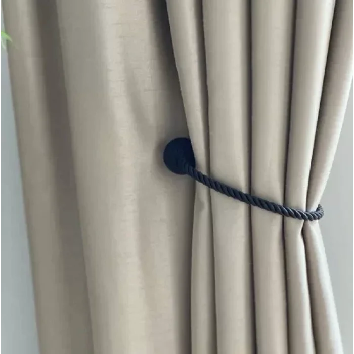 Örgülü Mıknatıslı Perde Mandalı Tokası Lacivert