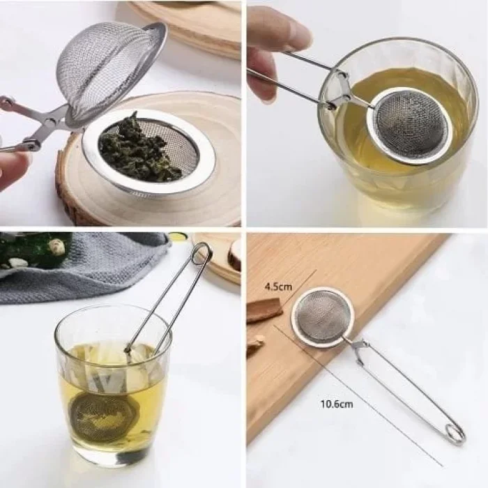 Paslanmaz Çelik Maşa Çay Süzgeci