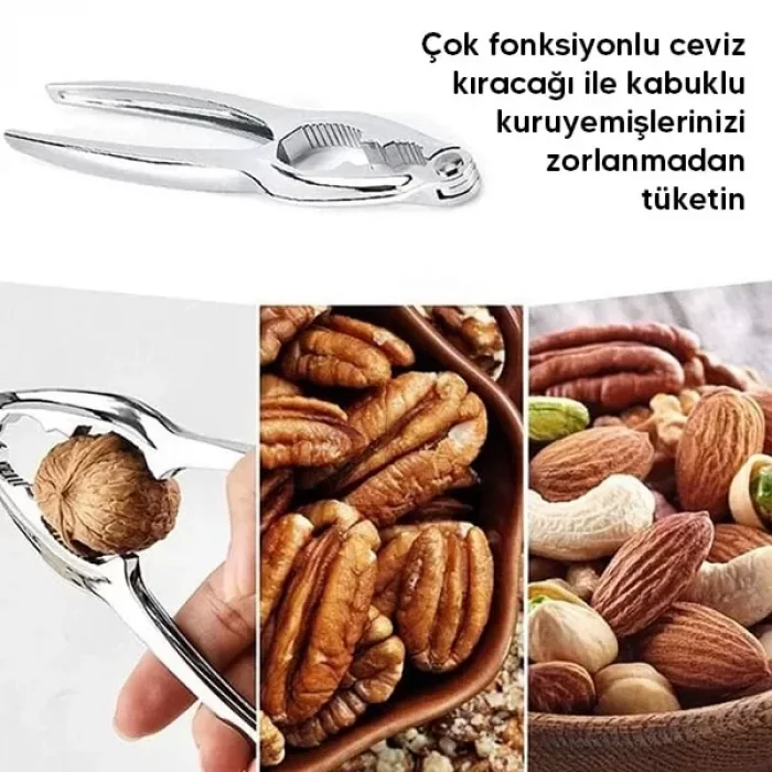 Paslanmaz Metal Ceviz Ve Fındık Kıracağı